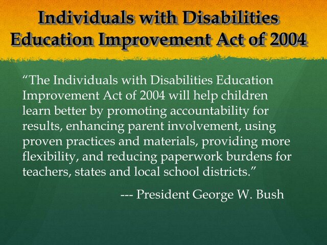 Individuals with Disabilities Education Improvement Act of 2004