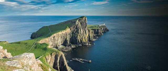 The Scottish coast