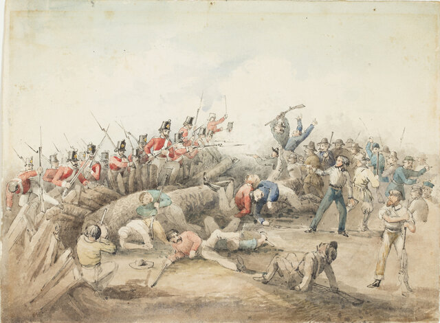 Battle of the Eureka Stockade, Ballarat.