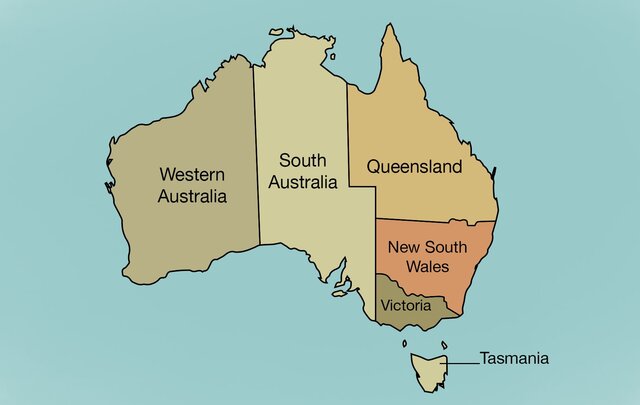 Six colonies federated into the Commonwealth of Australia.