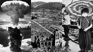 6 y 9 de agosto de 1945 - Estados Unidos lanza bombas atómicas en Hiroshima y Nagasaki, Japón.