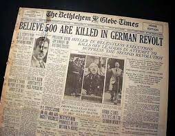 Night of the Long Knives” in Germany
