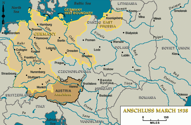 Anschluss, anexión de Austria al III Reich