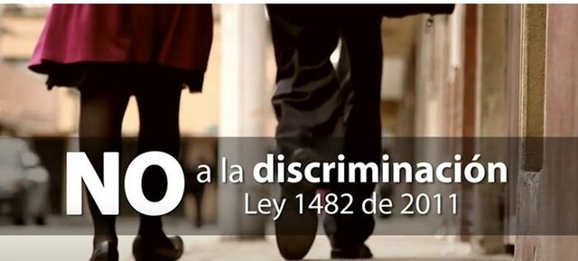 No a la discriminación.