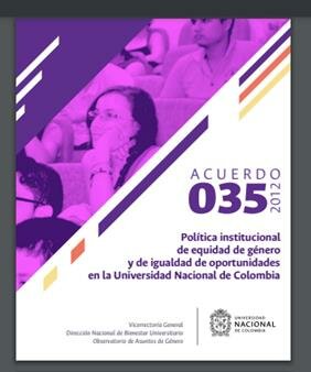 Acuerdo 035 de 2012.