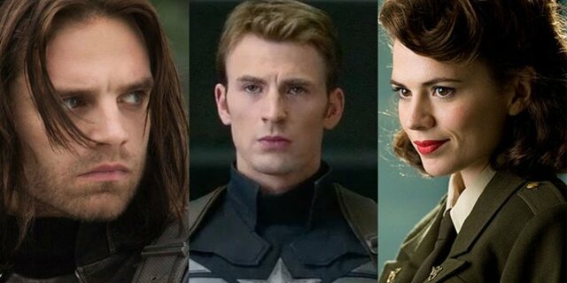 Steve, Bucky y Peggy