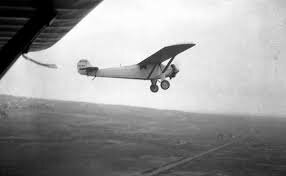 Charles Lindergh Flies Over The Atlantic