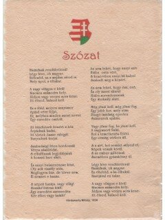 Vörösmarty Mihály Megírja a Szózatot