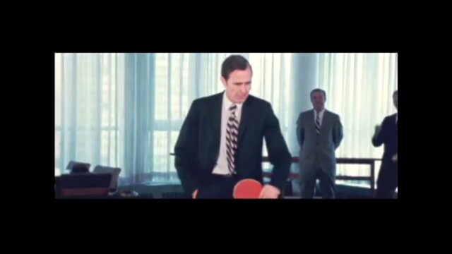 Forrest plays Ping-Pong with George H.W. Bush