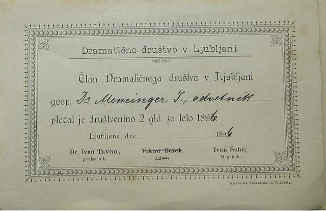 Dramatično društvo v Ljubljani