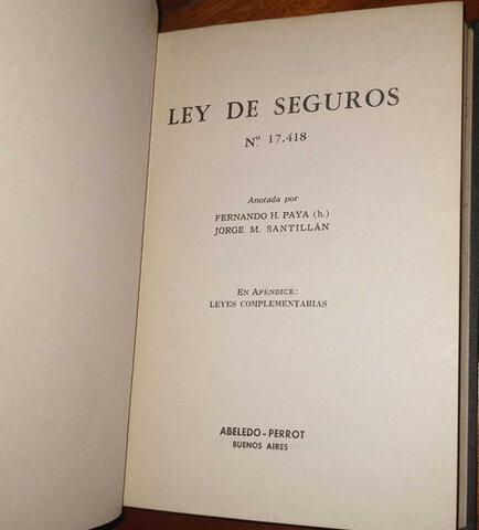 Sanción Ley N° 17.418