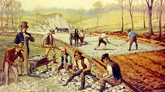 La creación de carreteras