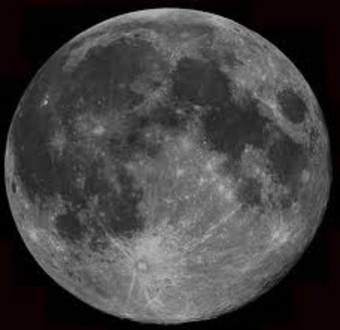 A photo of the earth taken from the moon