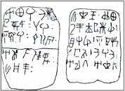 Lineal A eta Lineal B idazkeraren agerpena