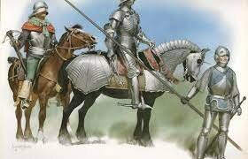 Ejercito formado por caballeros independientes