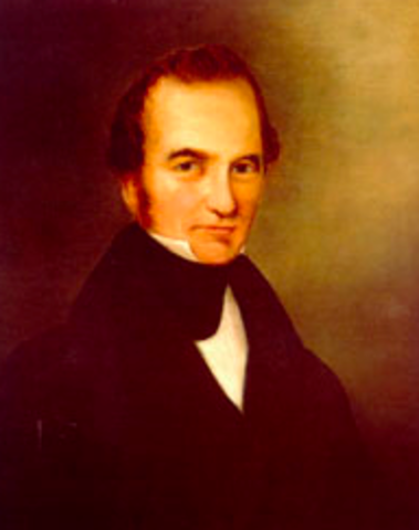 Stephen Austin meets with Mexican President Santa Anna