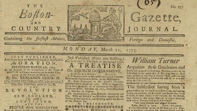 The Boston Gazette & Correspondence Courses