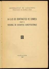 Llei de contractes de conreu i Llei de bases