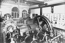 De første huse der havde el