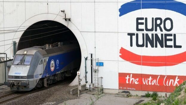 Opening of the Channel tunnel