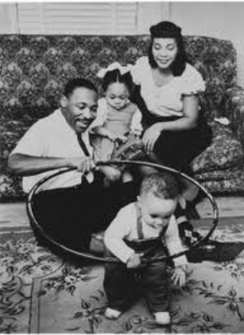 Married Coretta Scott and started a family