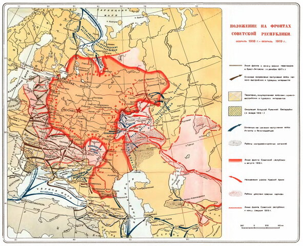 Создан Совет рабоче-крестьянской обороны во главе с В. И. Лениным.