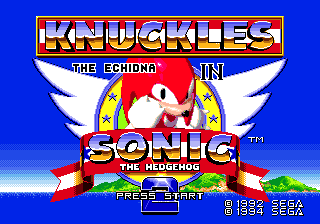 Knuckles the Echidna in Sonic the Hedgehog 2