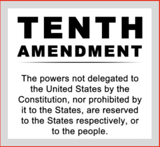 States Rights 10th Amendment