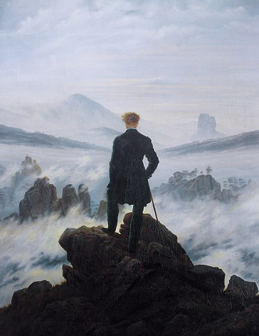 Caspar David Friedrich - "Rändaja udumere kohal"