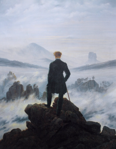 Rändaja udumere kohal