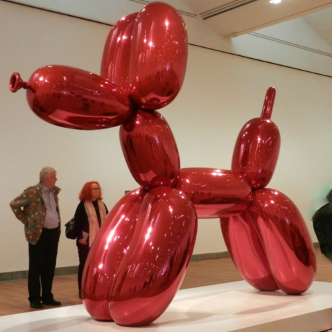 21.saj kunst Jeff Koons õhupallikoer