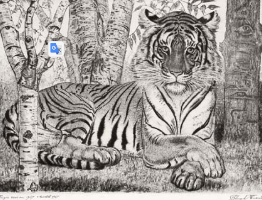 Eduard Wiiralt - "Lamav tiiger"