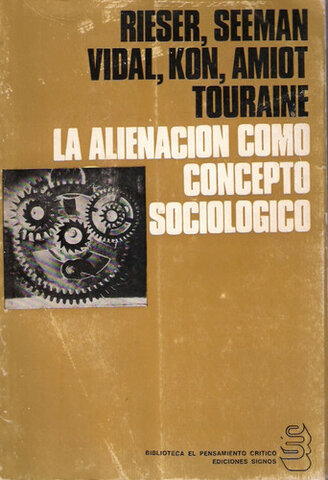 Tercera fuente teórica: el concepto de alienación normativa