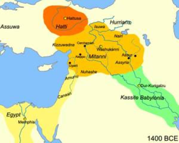 Western Mittani is conquered by the Hittites