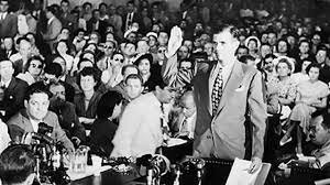 Joe McCarthy begins Communist witch hunt and loyalty tests