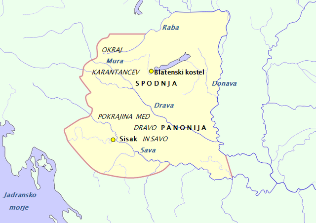 Pokristjanjevanje  Spodnje Panonije