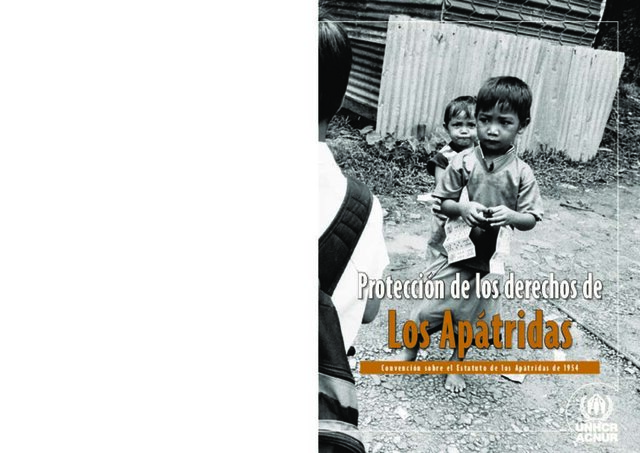 Convención sobre el Estatuto de los Apátridas ley 1588 2012