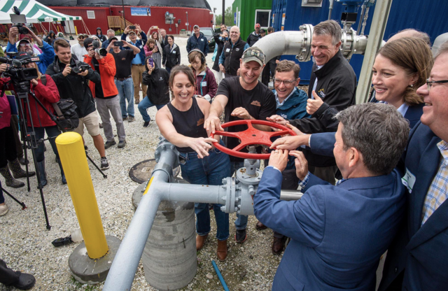 Biodigester's RNG production begins