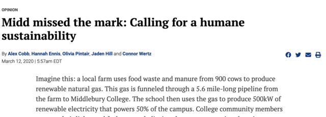 Student op-ed calls for college action