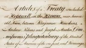 the Cherokee sign a treaty to be safe