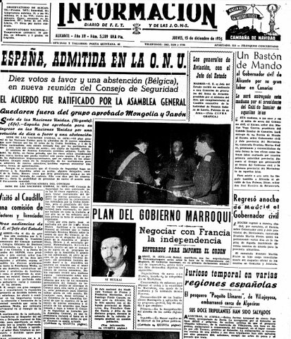 LA ENTRADA DE LA ONU