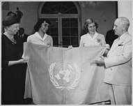she was a United States delegate to the United Nations General Assembly