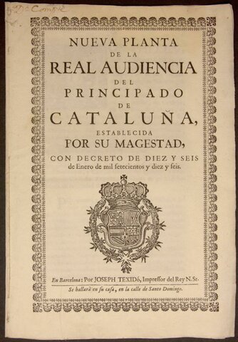 DECRETS DE NOVA PLANTA