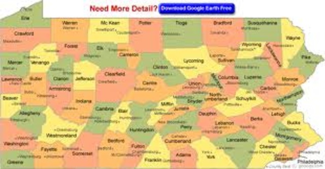 Pennsylvania founded