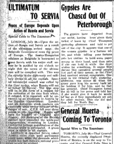 Ultimátum de Austria-Hungría a Serbia