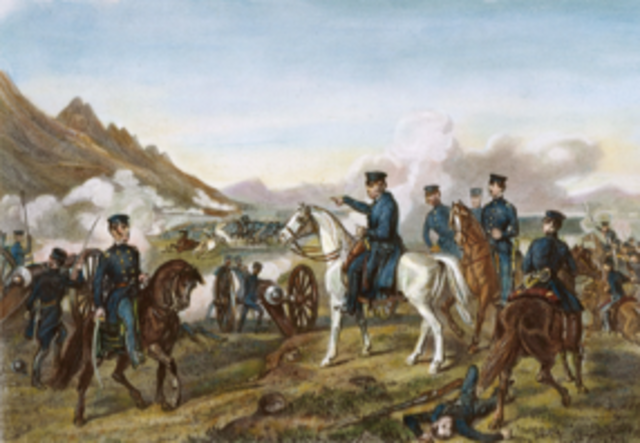 General Taylor marches troops across Rio Grande