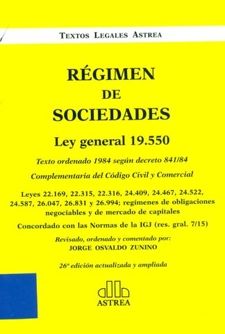 SANCION DE LEY N°19.550