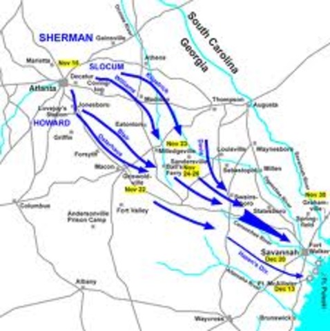 Sherman Reaches Savanah