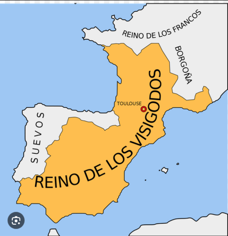 LLEGADA DE VISIGODOS A HISPANIA