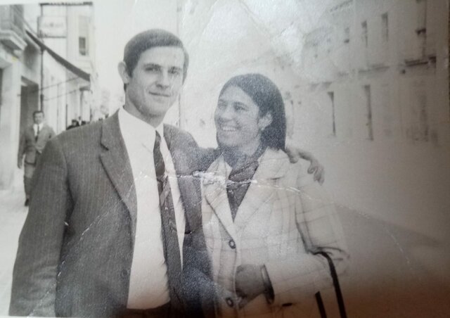 Mis abuelos maternos de novios